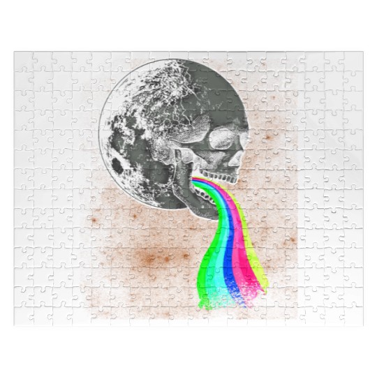 Goth Rock Satan Unicorn Festivals Death Metal Jigsaw Puzzles