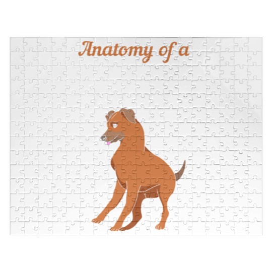Dog Anatomy Of A Rhodesian Ridgeback Jigsaw Puzzles