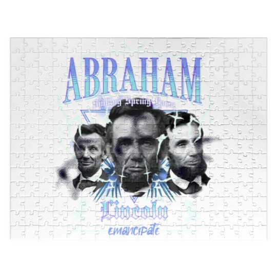 History Bootleg Abraham Lincoln Bootleg Retro Rap Jigsaw Puzzles