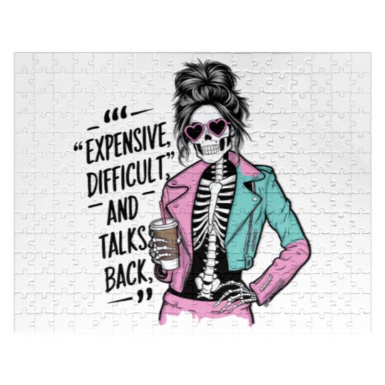 expensive difficult and talks back Jigsaw Puzzles