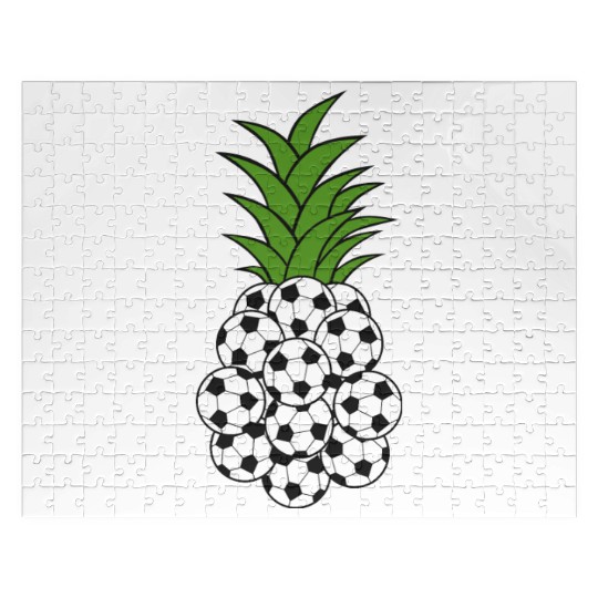 PINEAPPLE SOCCER BALL Jigsaw Puzzles