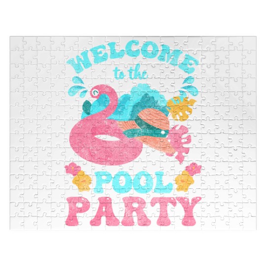 Pool Swimming Sun Alcohol Jigsaw Puzzles