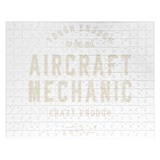Aircraft Mechanic Job Occupation Jigsaw Puzzles