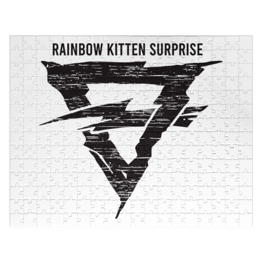 Rainbow Kitten Surprise Indie Band Tribute Jigsaw Puzzles