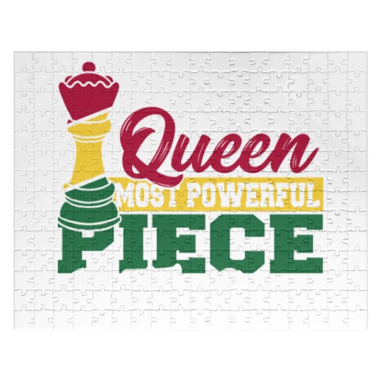 Black Queen Most Powerful Piece African American Jigsaw Puzzles