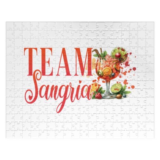 Cocktail Bartender Team Sangria Jigsaw Puzzles