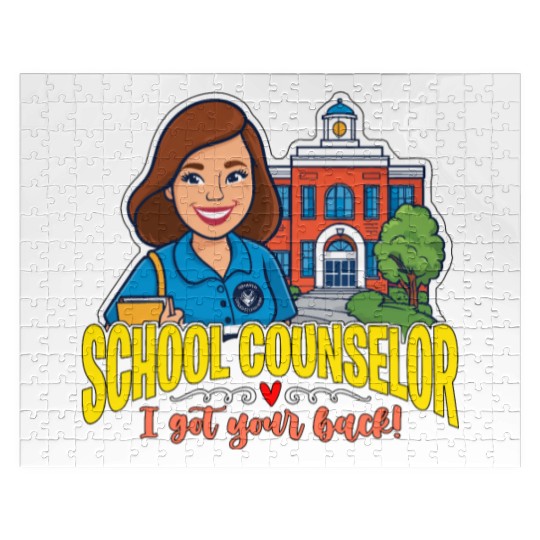 School Counselor I Got Your Back School Therapist Jigsaw Puzzles