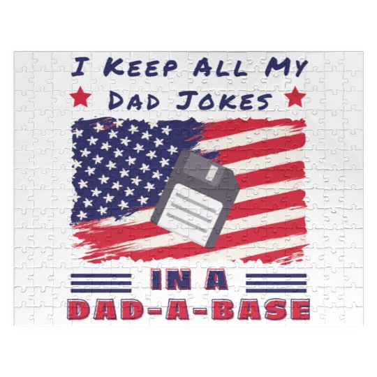 Funny dad jokes from son or daughter fathers day Jigsaw Puzzles