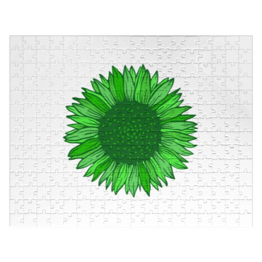 Sunflower Gastroparesis Awareness Jigsaw Puzzles
