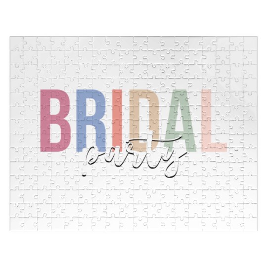 Bridal Party Bride Bachelorette Party Jigsaw Puzzles