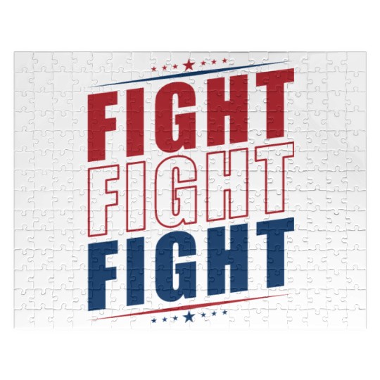 Fight Statement US Presidential Election Trump Jigsaw Puzzles
