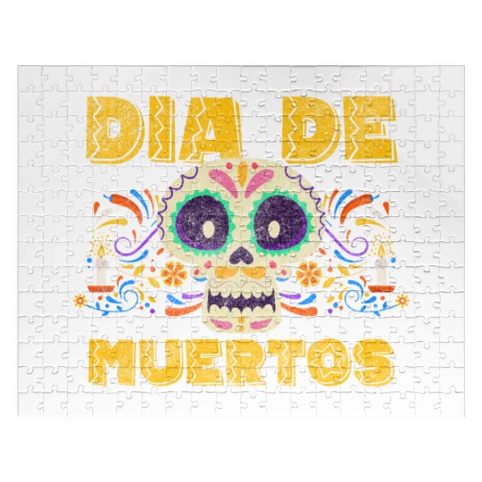 Mexico Festival Of The Dead Skeleton Commemoration Jigsaw Puzzles