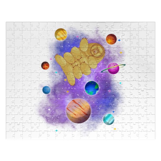 Tardigrade Space! Nerd, Geek Microbiology Science Jigsaw Puzzles