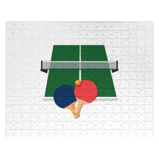 I Love Ping Pong Funny Ping Pong Player Jigsaw Puzzles