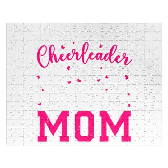 My Favorite Cheerleader Calls Me Mom Cheerleading Jigsaw Puzzles