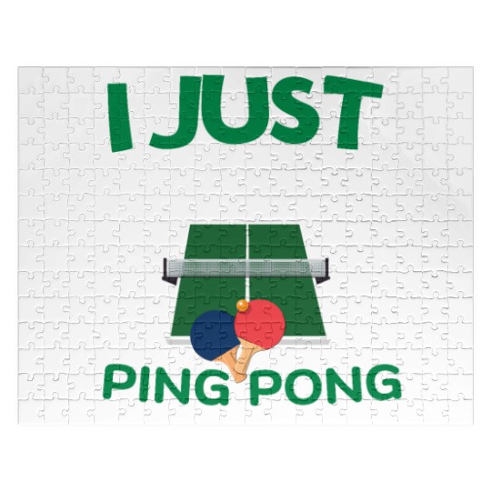 Ping Pong Player I Just Really Love Ping Pong Jigsaw Puzzles