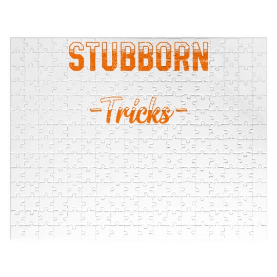 Labrador STUBBORN GOLDEN LAB TRICKS Labrador Jigsaw Puzzles