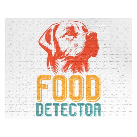 Labrador FOOD DETECTOR Funny Labrador Jigsaw Puzzles