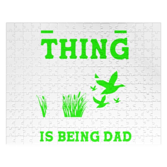 Duck Hunter Dad I Love More Than Duck Hunting Jigsaw Puzzles