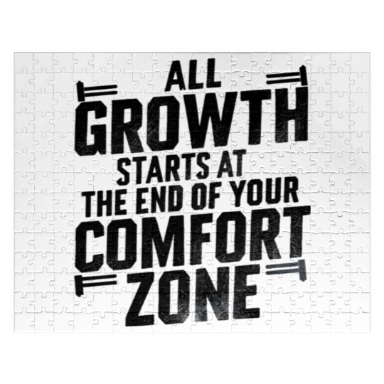 All Growth Starts At The End Of Your Comfort Zone Jigsaw Puzzles