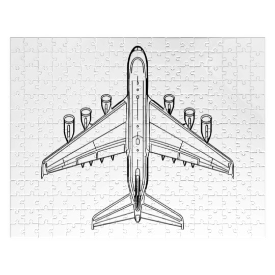 Aircraft Line Art Jigsaw Puzzles