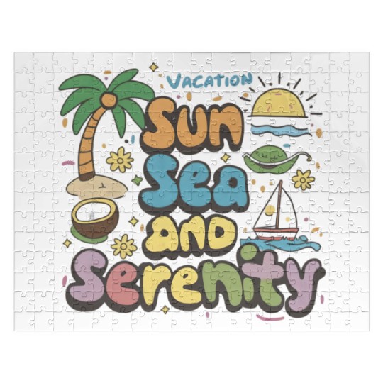Sun Sea And Serenity Jigsaw Puzzles
