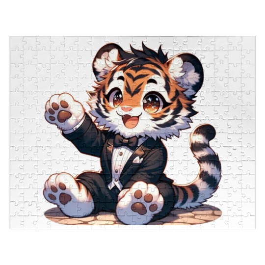 Tiger Cub with outfit Jigsaw Puzzles