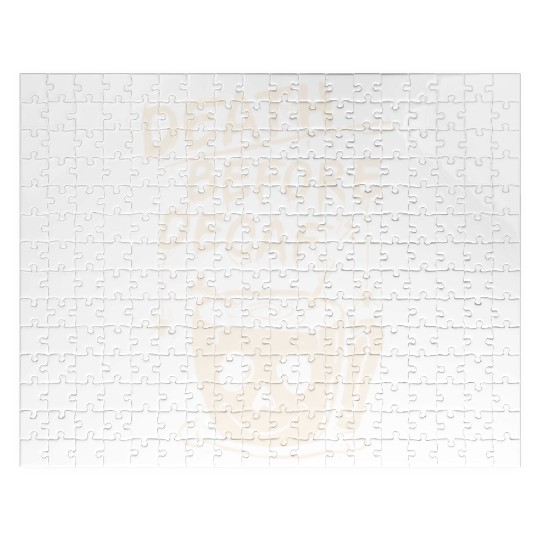 Death before decaf Jigsaw Puzzles