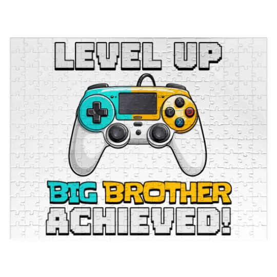 Funny Big Brother Level Up Jigsaw Puzzles