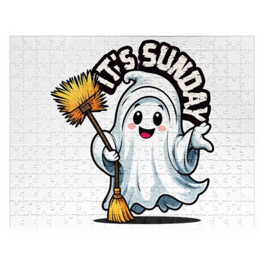 It's Sunday little ghost Jigsaw Puzzles