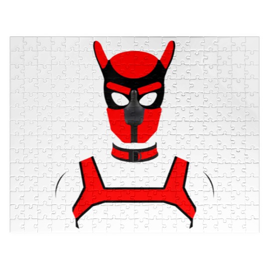 Puppy Play Gay Pride Jigsaw Puzzles