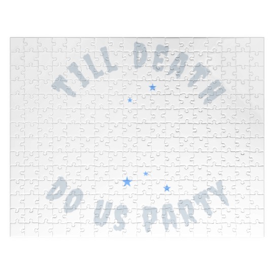 Till Death Do Us Party Skeleton Hand Bachelorette Jigsaw Puzzles