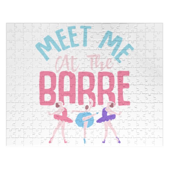 Meet Me At The Barre Ballet Ballerina Jigsaw Puzzles