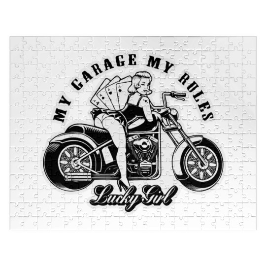 My Garage My Rules Pinup LIKE US ON FACEBOOK # Jigsaw Puzzles