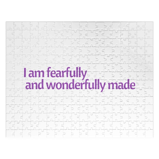 I am fearfully and wonderfully made affirmation Jigsaw Puzzles