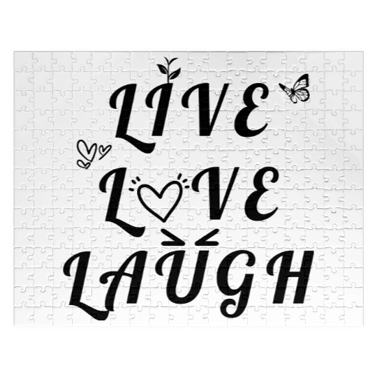 LIVE LOVE LAUGH Jigsaw Puzzles