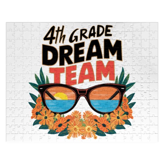 Back to School Dream Team Fourth 4th Grade Jigsaw Puzzles