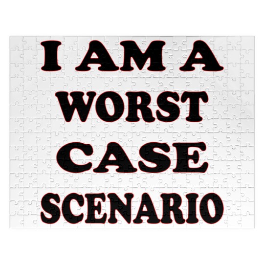 I Am A Worst Case Scenario LIKE US ON FACEBOOK Jigsaw Puzzles