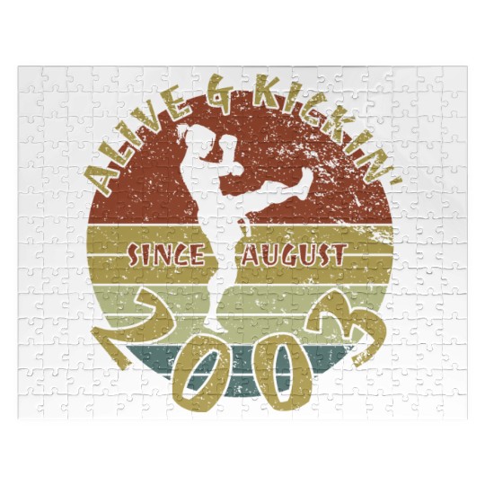 21st birthday Alive and kickin since 08/2003 Jigsaw Puzzles