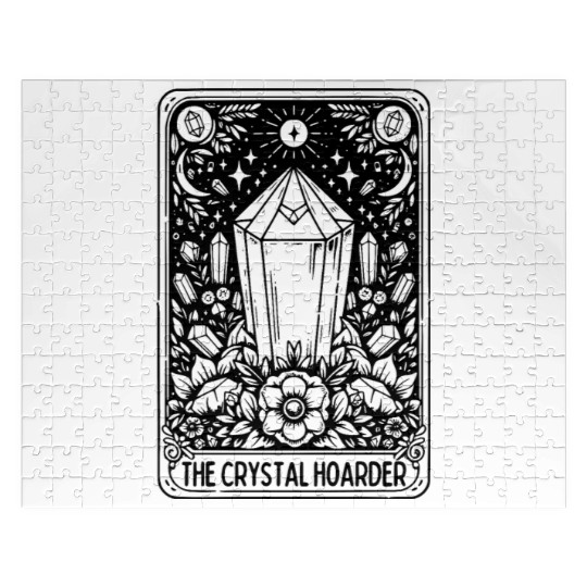 Crystal Hoarder Tarot Card Jigsaw Puzzles
