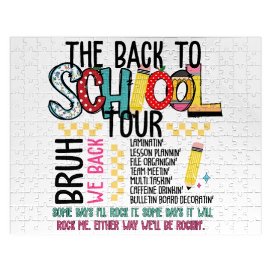 Back to School Teacher Tour Jigsaw Puzzles