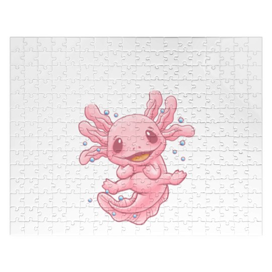 Smile Alotl Just Like the Axolotl Sayings Salamand Jigsaw Puzzles
