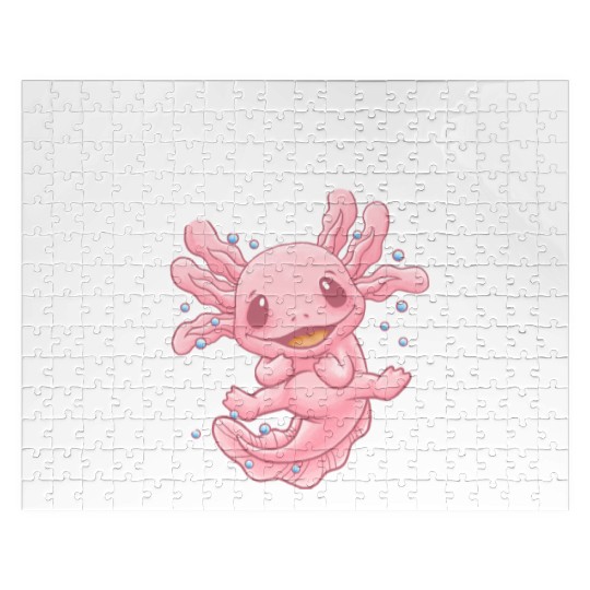 Sorry Boys My Axolotl Is My Valentine Animal Lover Jigsaw Puzzles
