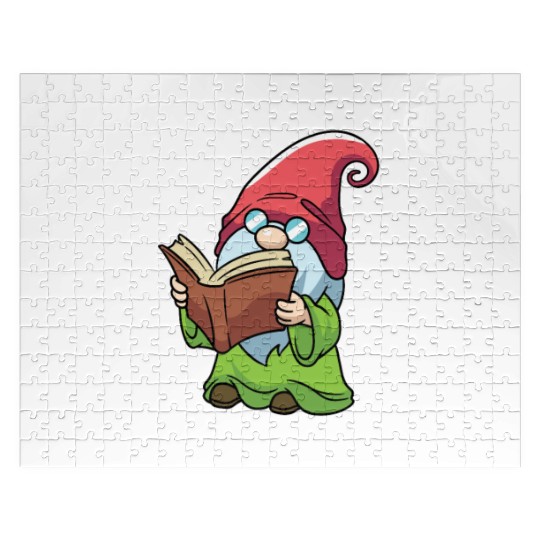 Easily Distracted Books Gnomes Gnom Jigsaw Puzzles