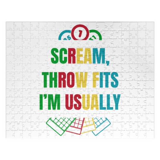 Don't Always Scream Daubers Professional Caller Jigsaw Puzzles