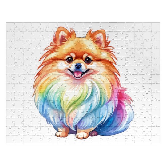 Pomeranian Watercolor Jigsaw Puzzles