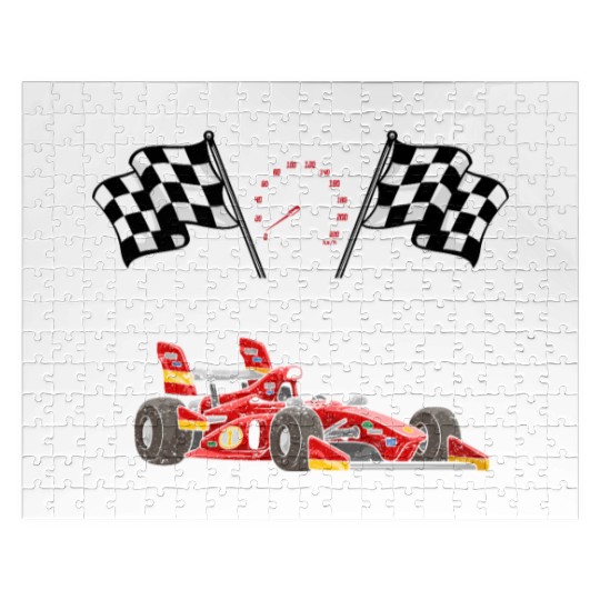 Pit Crew Racing Car Lover Jigsaw Puzzles