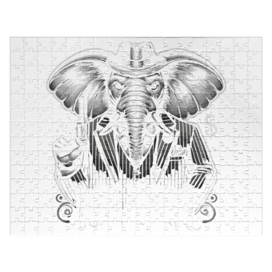 Mobster Gangster Mafia Organized Crime Boss Jigsaw Puzzles