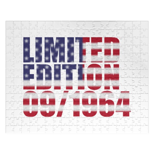 60th birthday Limited Edition USA 09/1964 Jigsaw Puzzles