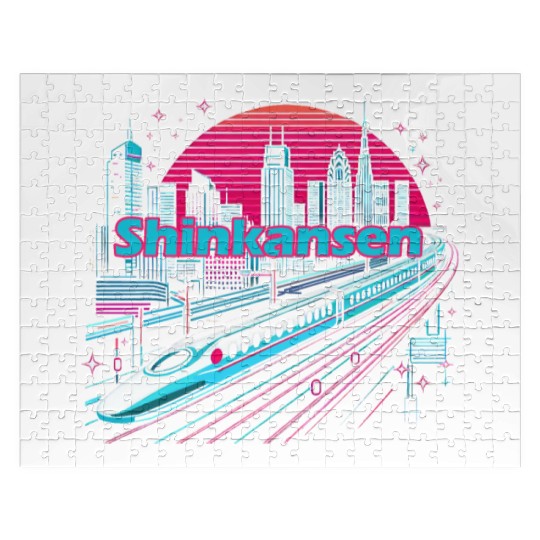 Shinkansen Japan Train bullet Jigsaw Puzzles